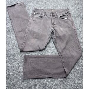 Vince x DL1961 Mens 31 Charcoal Grey Casual Straight Leg American Cotton Jeans